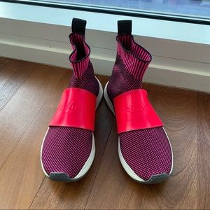 Balmain Cameron Knit Logo-Strap Sock Sneakers